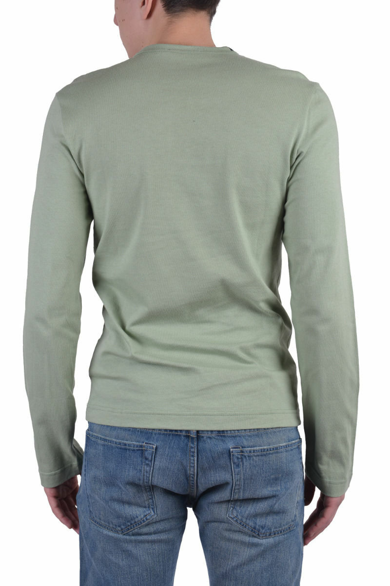 Dolce & Gabbana Men's Green Crewneck Long Sleeve T-Shirt US XXS XS gallery