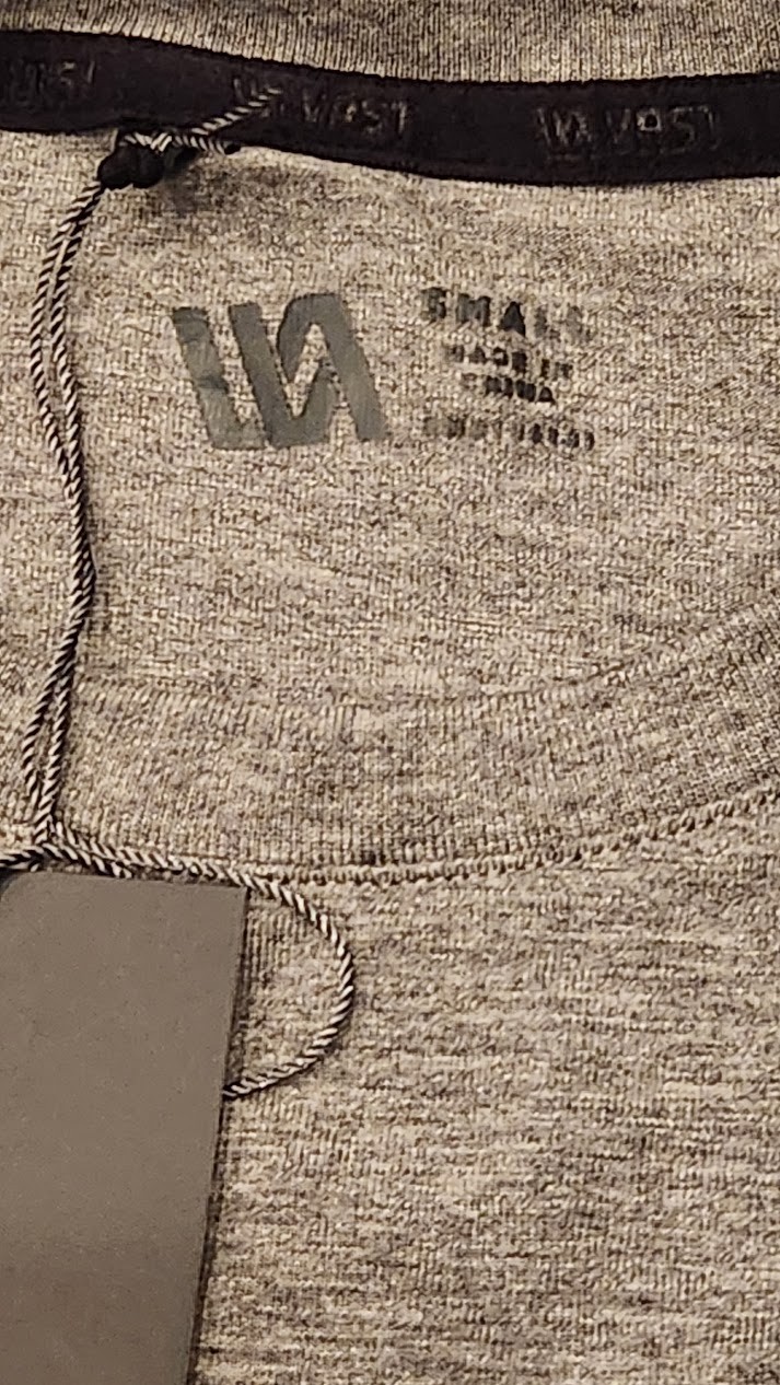 Vrst Essential Pocket Tee Heather Gray Men's Small $38 gallery