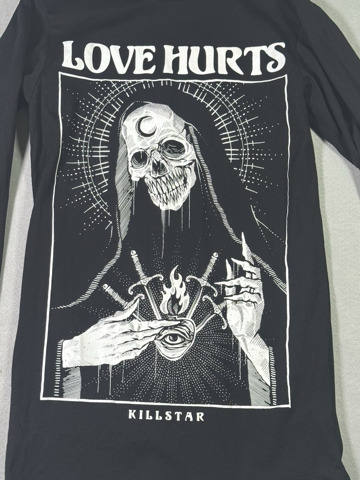Killstar Love Hurts Long Sleeve T-shirt In Black gallery