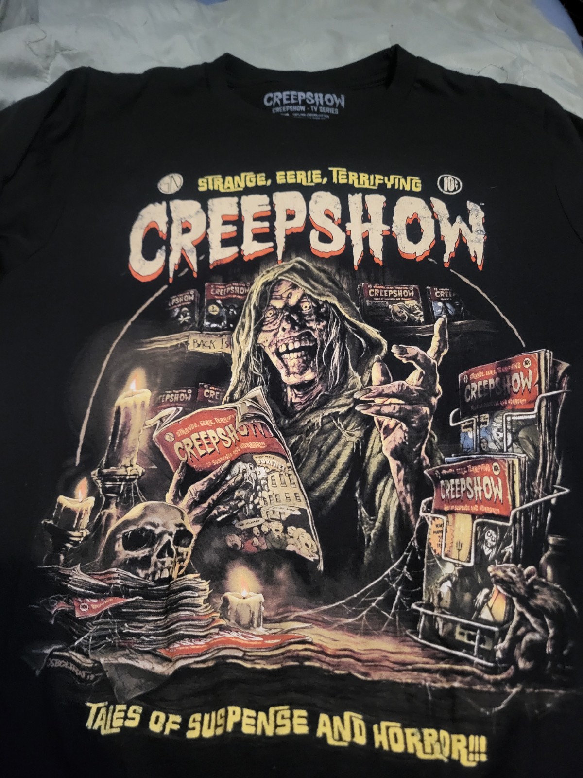 Creepshow Horror Movie Large Shirt Fright Rags cult classic horror