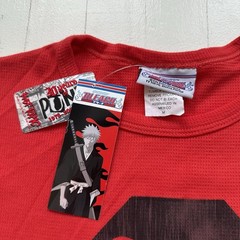 Ripple Junction BLEACH Ichigo Kurosaki Manga Red Thermal Men’s Medium NWT VTG