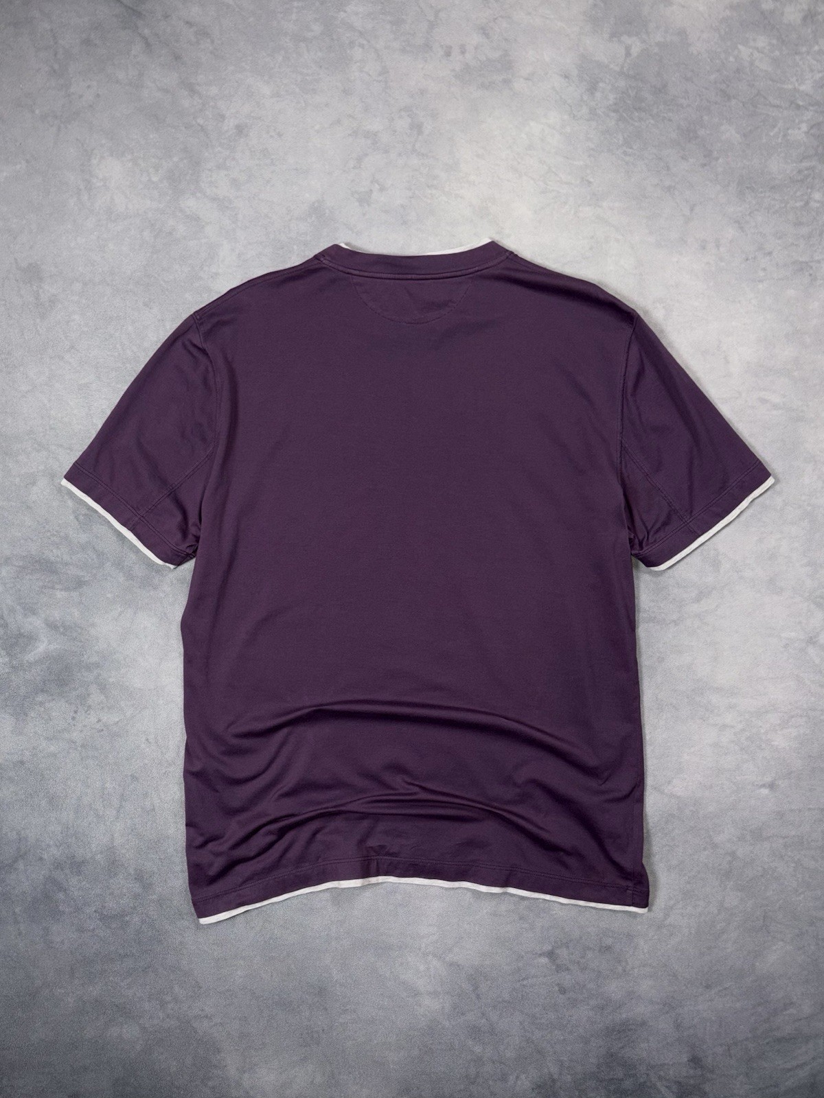 BRUNELLO CUCINELLI Luxury Casual Formal Layered Purple Vintage Shirt RRP750$+ gallery