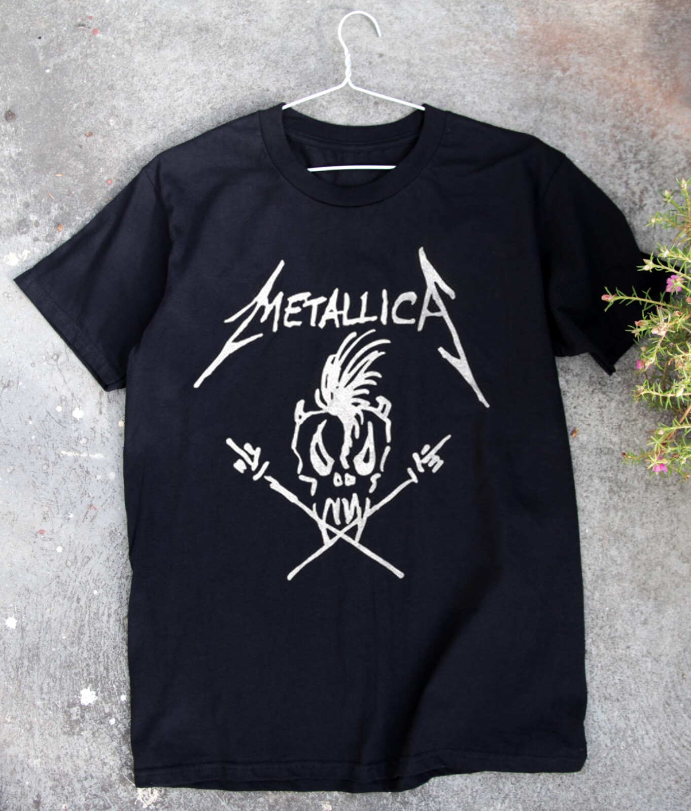 Metallica Original Scary Guy Heavy Cotton Black Unisex T-shirt Size S-5XL gallery