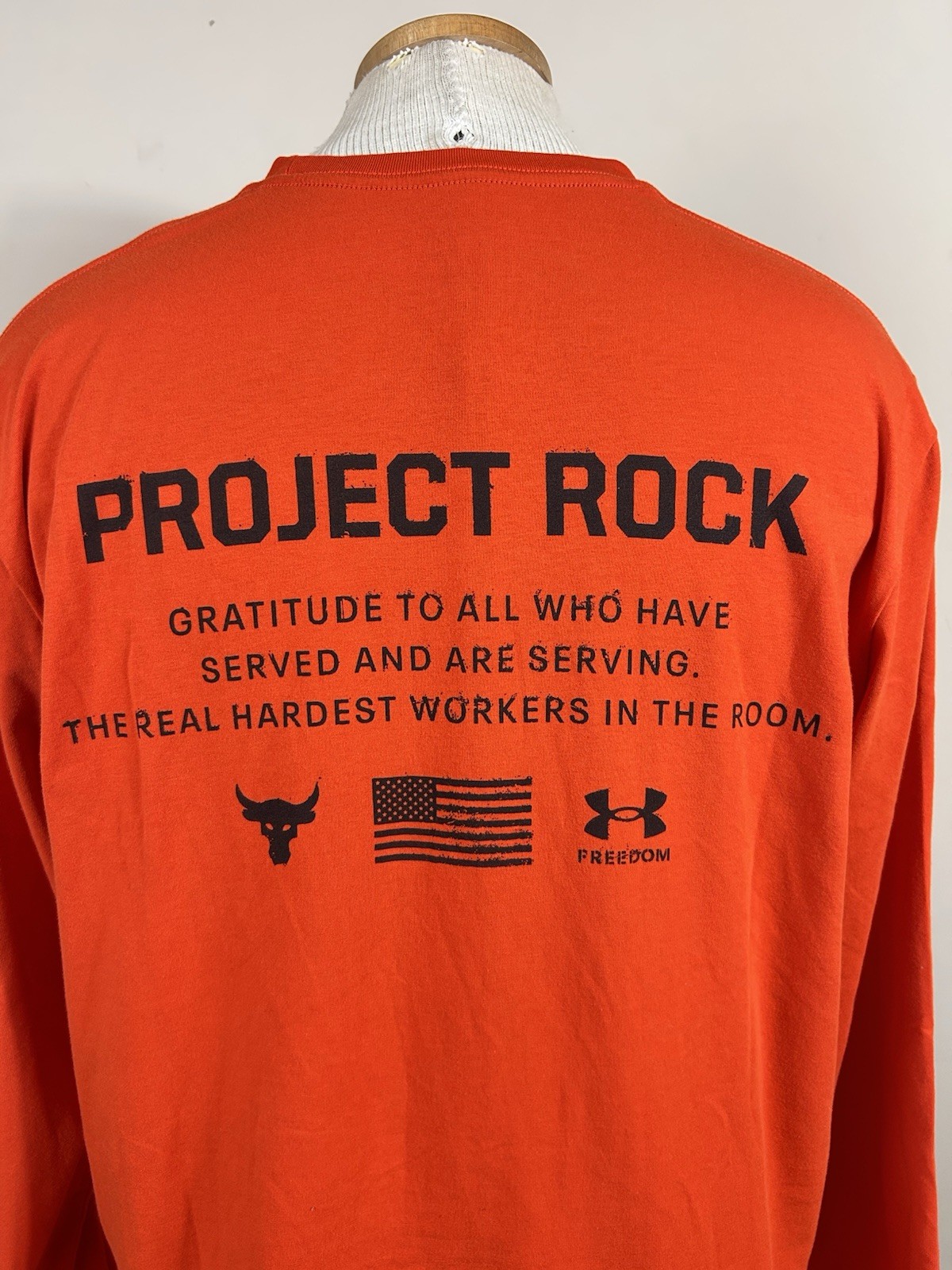Under Armour Project Rock Graphic By Air Land Sea L/S Shirt Men’s Size XL gallery