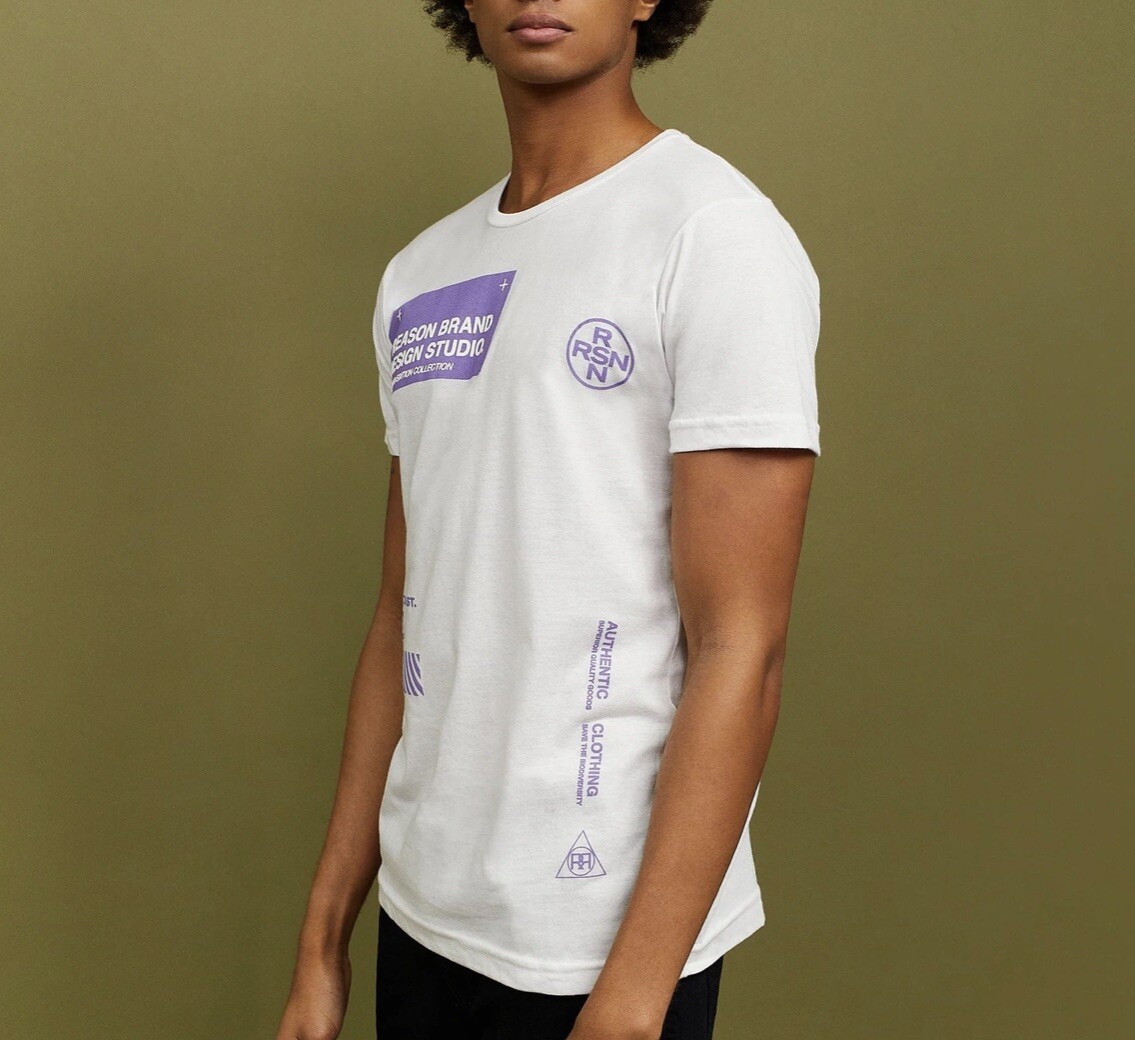 NWT Reason Design Studio Men’s Limited Edition “Built To Last” White Tee Large gallery