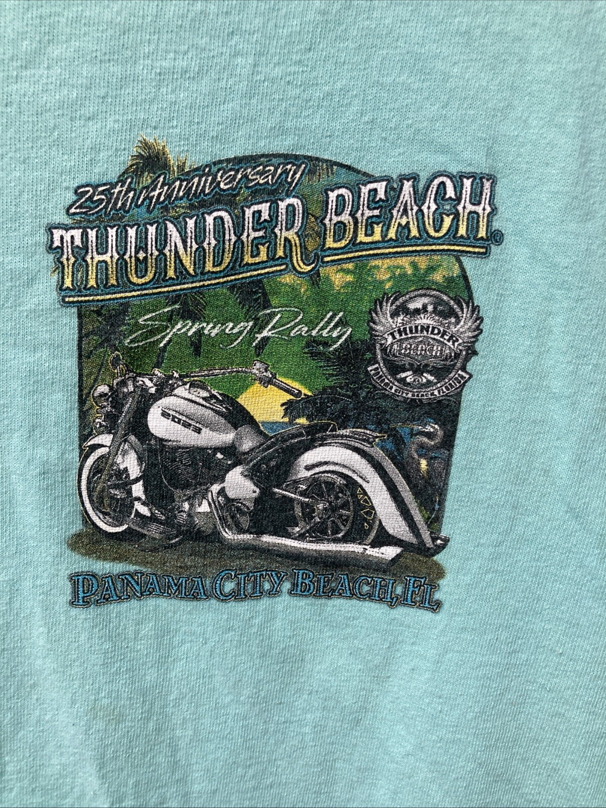 2023 Thunder Beach Panama City Beach FL 25th Anniversary T shirt Bike Rally gallery