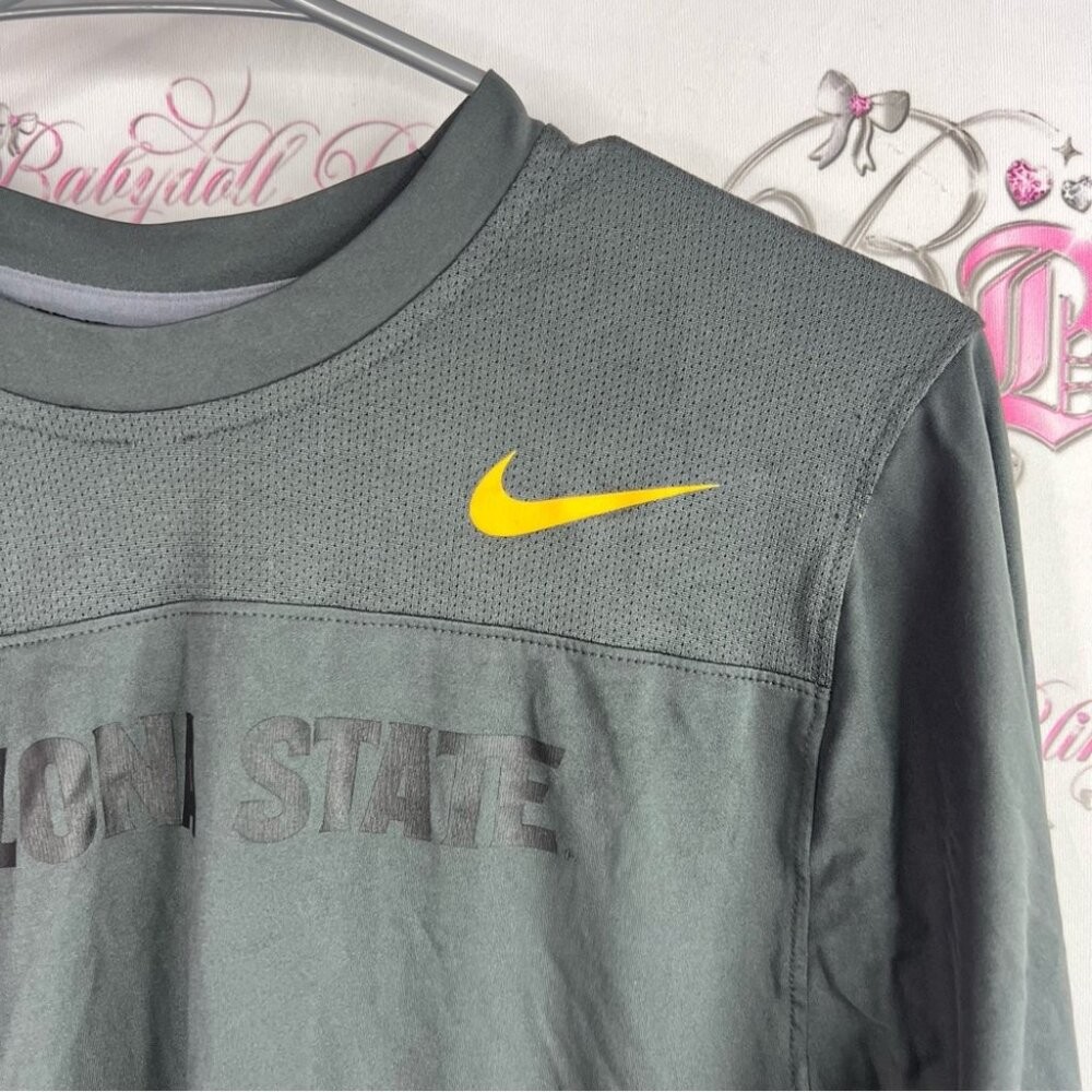 Nike Arizona state long sleeve dri fit Dark Gray Long Sleeve with Yellow Accents gallery