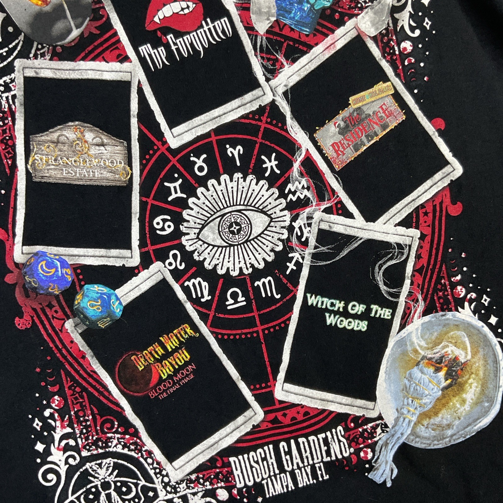 Busch Gardens Howl O Scream T-Shirt Sz 2XL Halloween The Forgotten Graphic Tee gallery