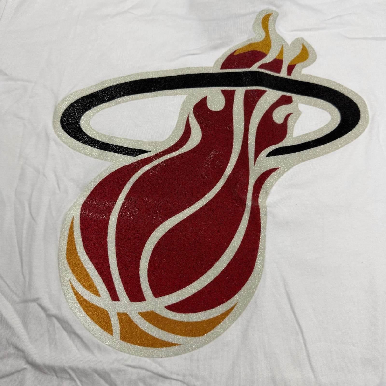 UNKNWN x Mitchell and Ness Miami Heat T-Shirt White Men's XL NBA Basketball NWT gallery