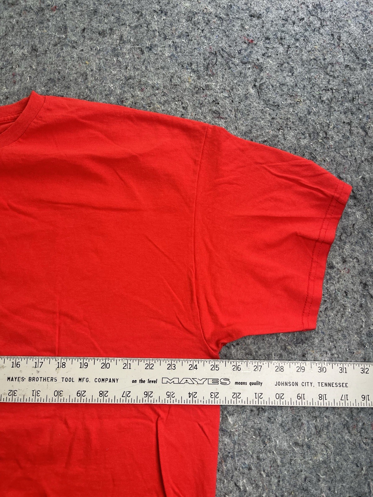 Gildan Security T Shirt Red 2XL Short Sleeve Back Print Work Uniform Tee gallery