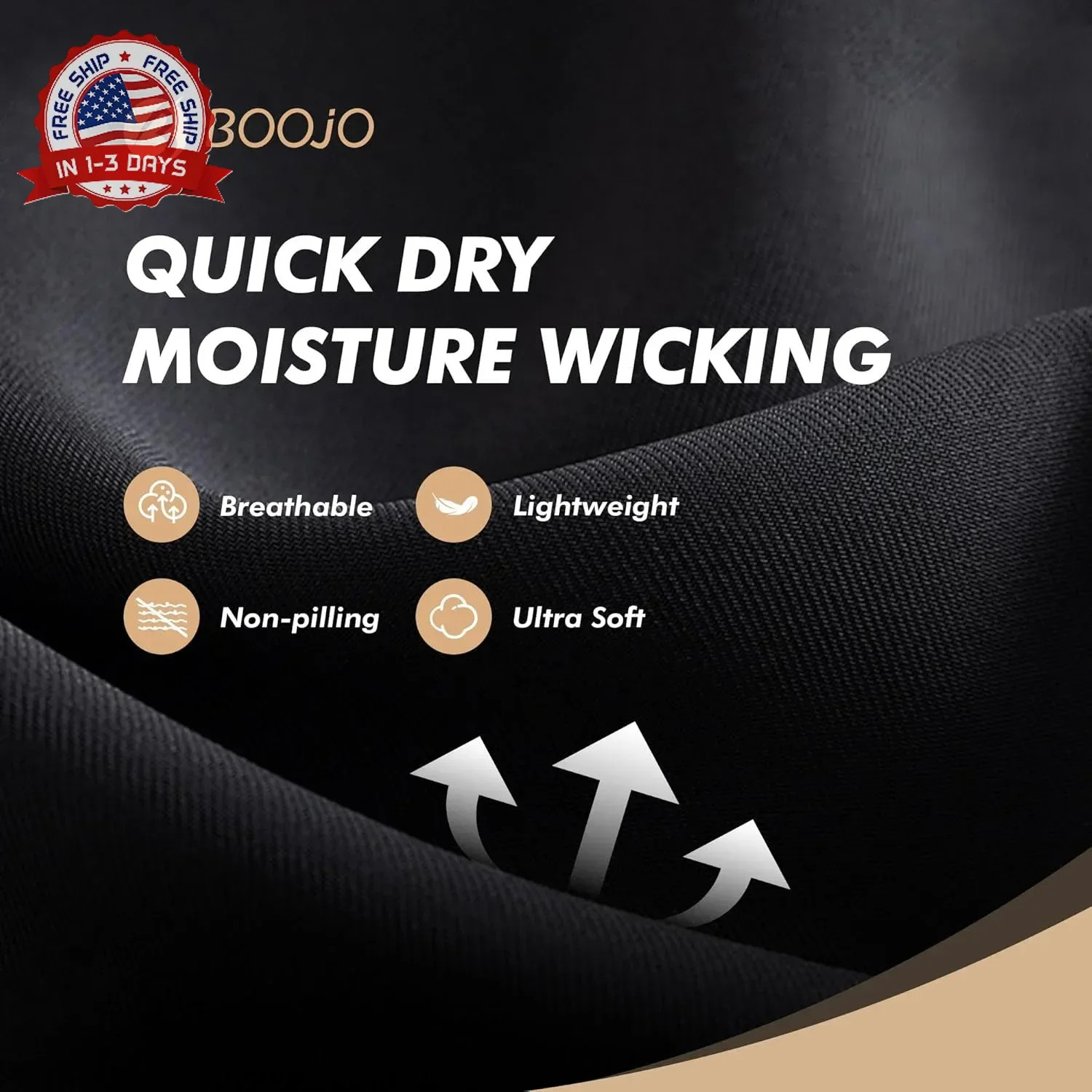 4 Pack Long Sleeve Shirts for Men - Quick Dry Moisture Wicking Sun Protection Ts gallery