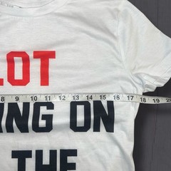 T Swift Inspired “A Lot Going On At The Moment” White Short Sleeve T-Shirt