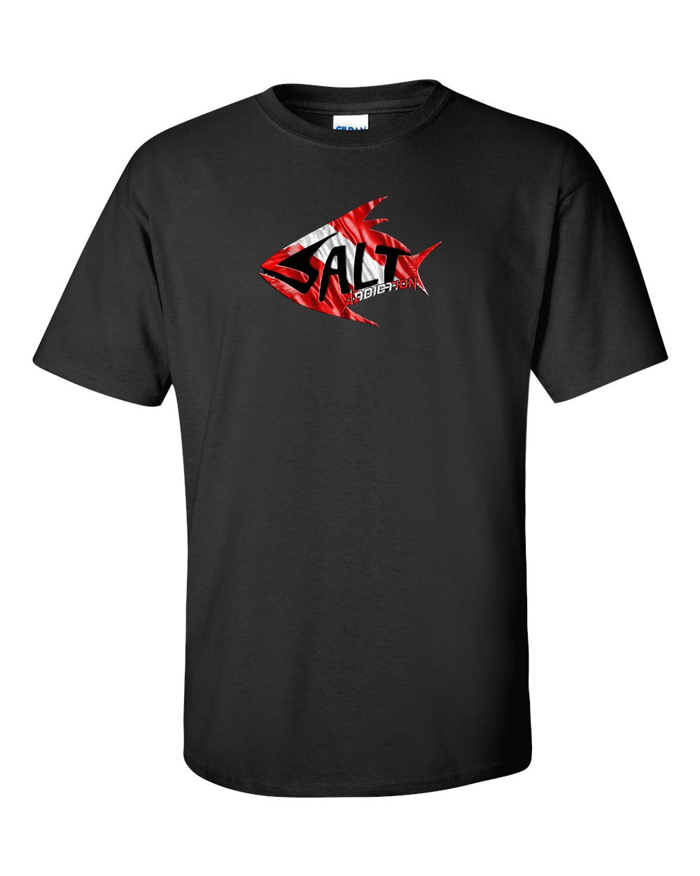 Salt Addiction Dive Flag Logo Fishing Short Sleeve T Shirt Ocean gallery