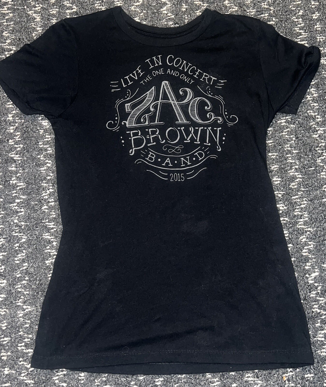 Zac Browns Southern Ground Tour Tee Women’s L 2015 Jekyll & Hyde Country music￼ gallery