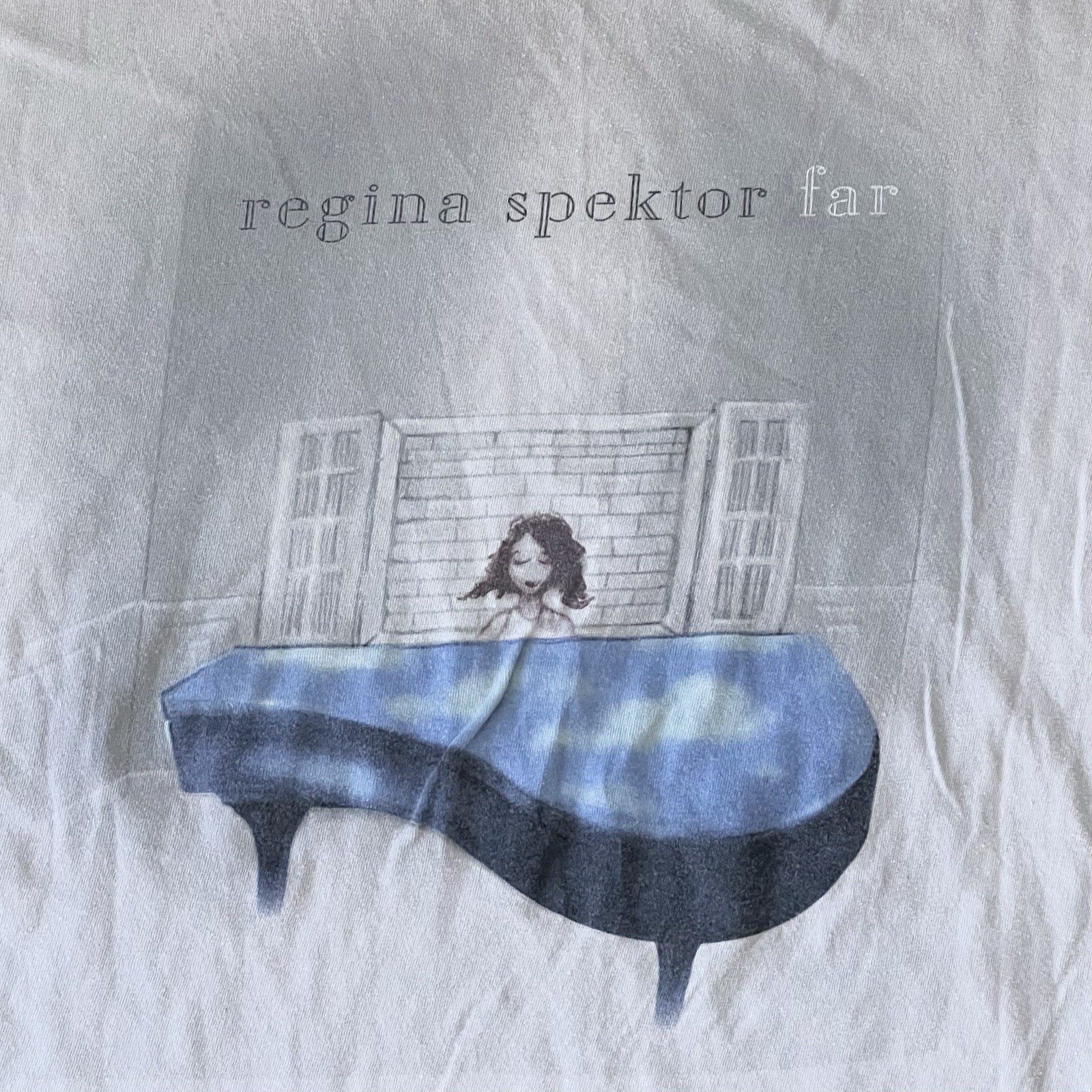 2009 regina spektor Shirt XL - far Album Promo Two Birds Fidelity The Call ☁️ gallery