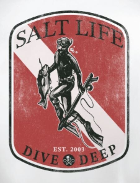Salt Life SLX UVapor L/S Pocket Ocean Hunt DIVE Scuba Adult M Live Salty NWT gallery
