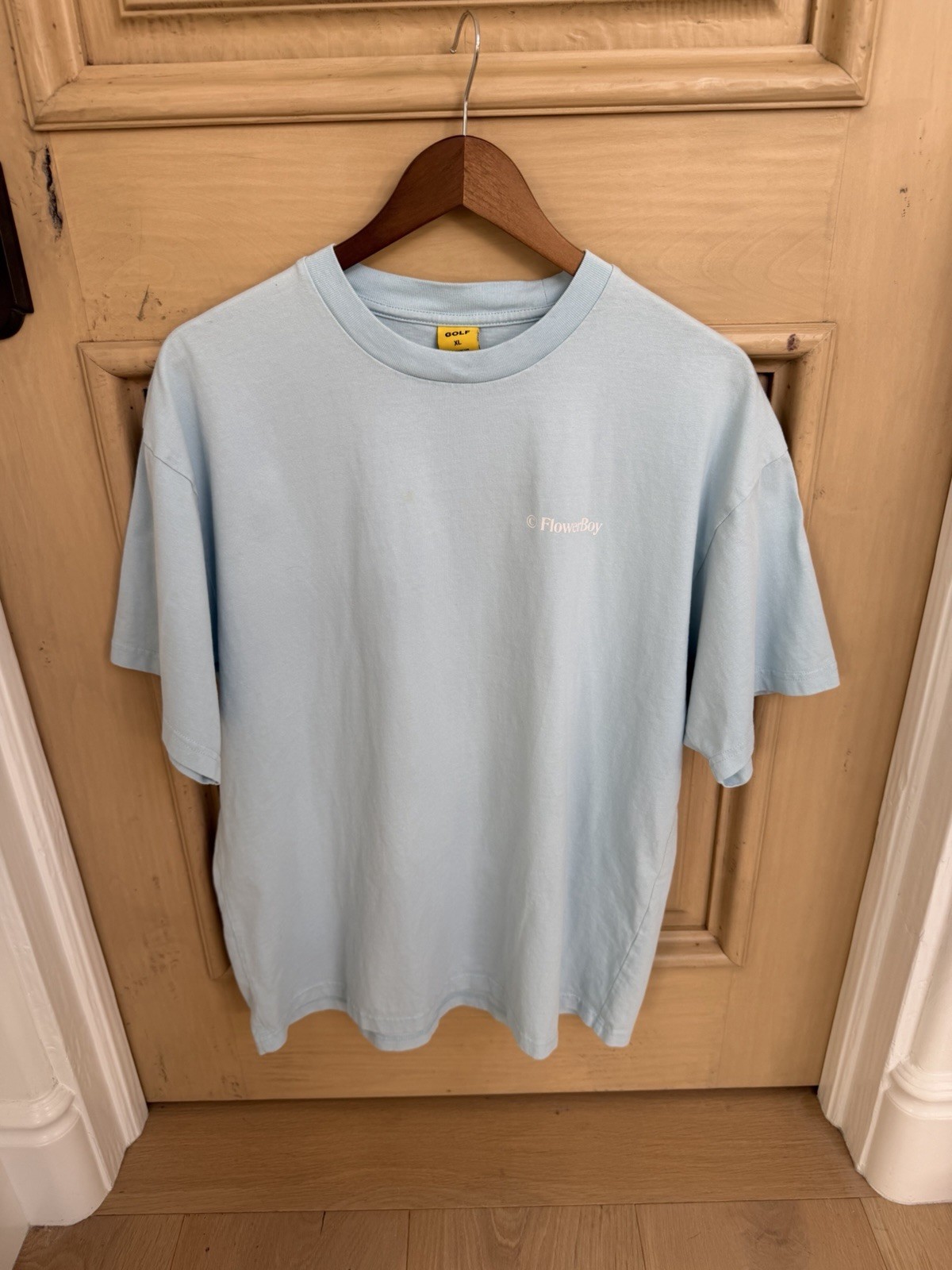 Men’s Golf Wang Save The Bees Shirt Size Xl Light Blue gallery