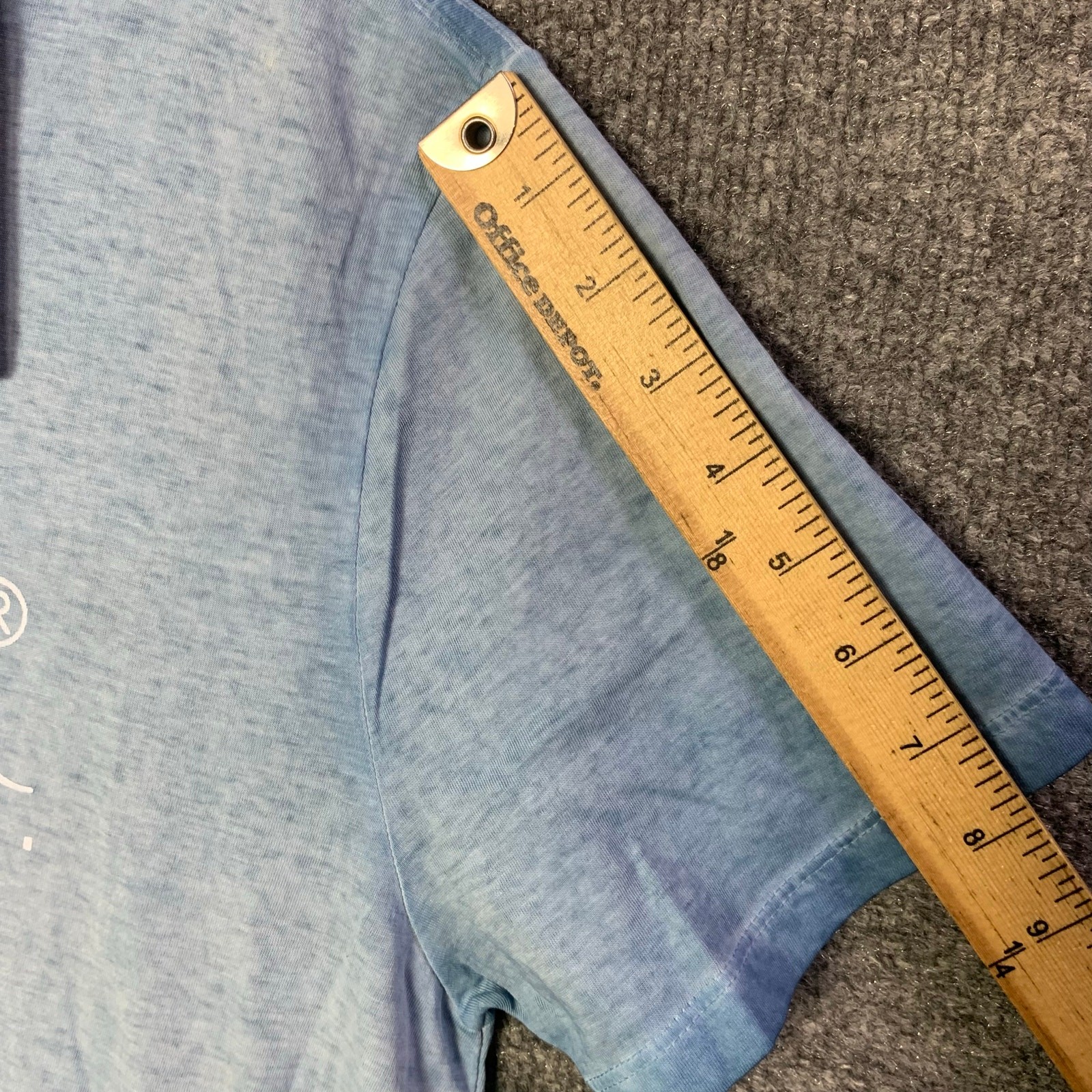 NEW Silver Jeans co Mens Blue Heathered Brand Logo T Shirt SZ M gallery