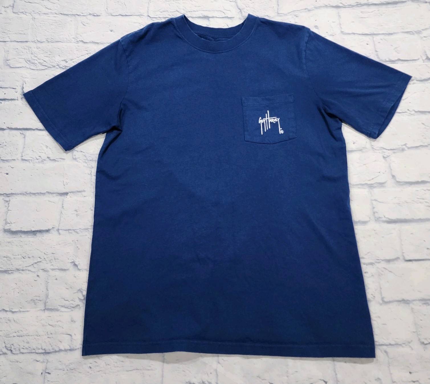 Guy Harvey MENS SIZE M Graphic T Shirt Blue Dolphin Marlin Aftco gallery