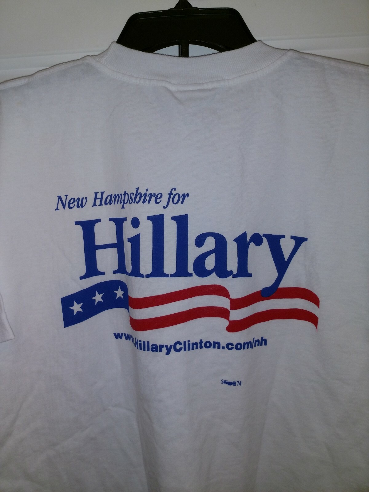 New Primary Team New Hampshire For Hillary Clinton Political Campaign T-shirt S gallery