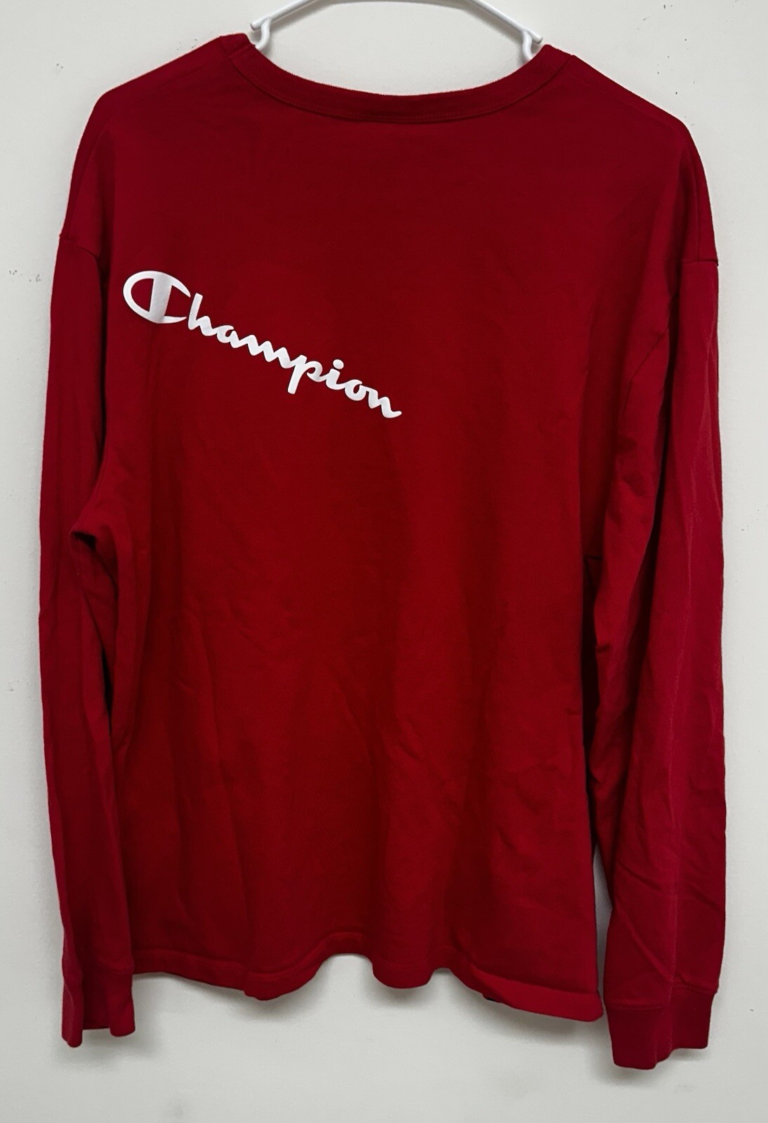 Vintage 90s Champion Ref Long Sleeve T-shirt Spellout Logo XL gallery
