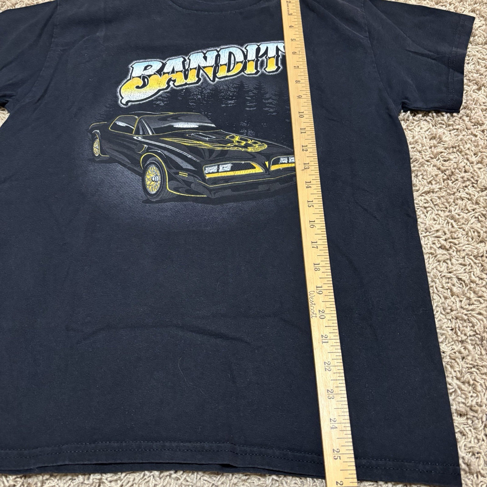 Big Rig Tee's Mens Small Smokey Bandit Trans Am Snowman Shirt Sleeve Trucker gallery