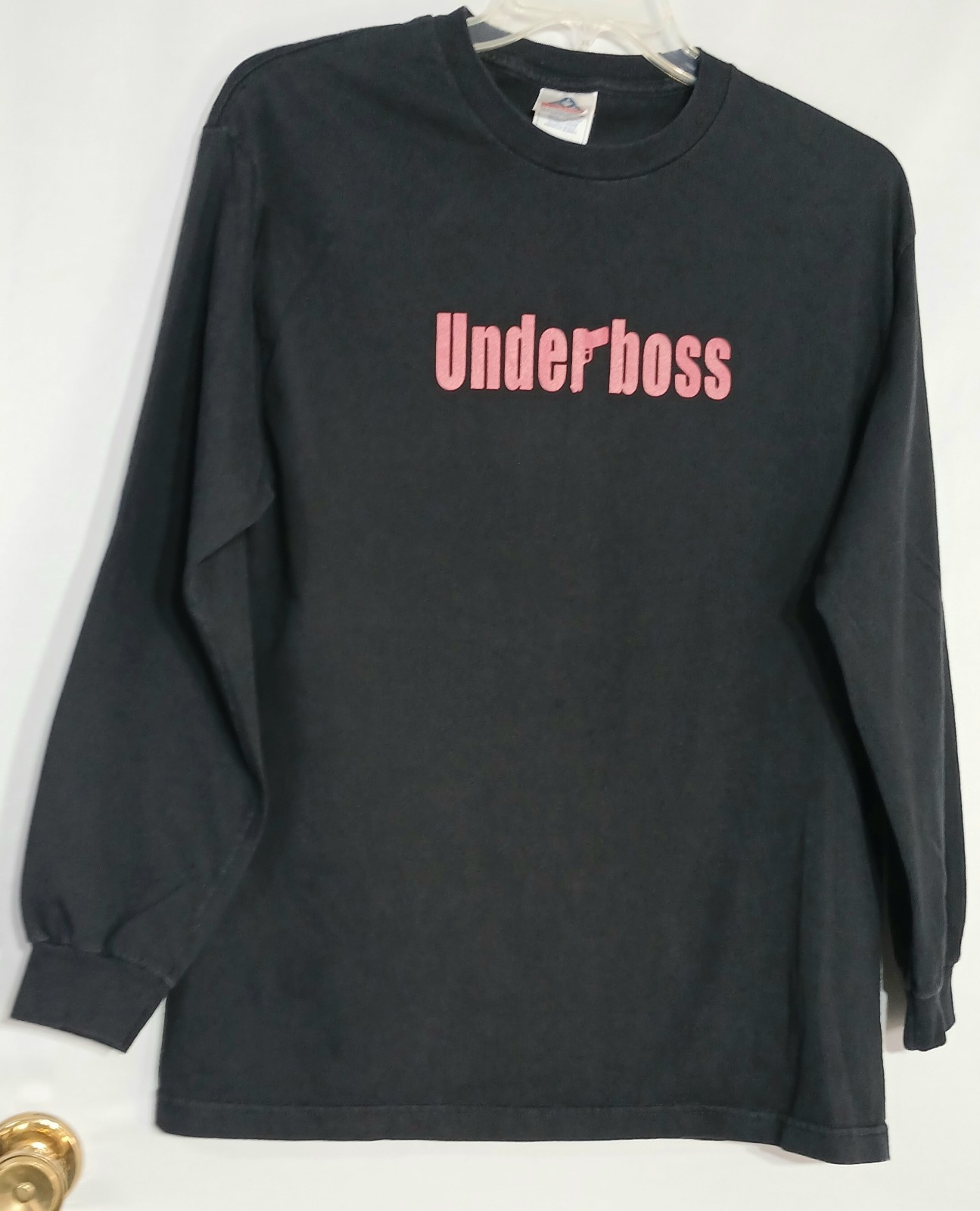 Vintage Y2K 2000 HBO Sopranos Promo Spellout ‘Underboss’ Size LG Graphic Shirt
