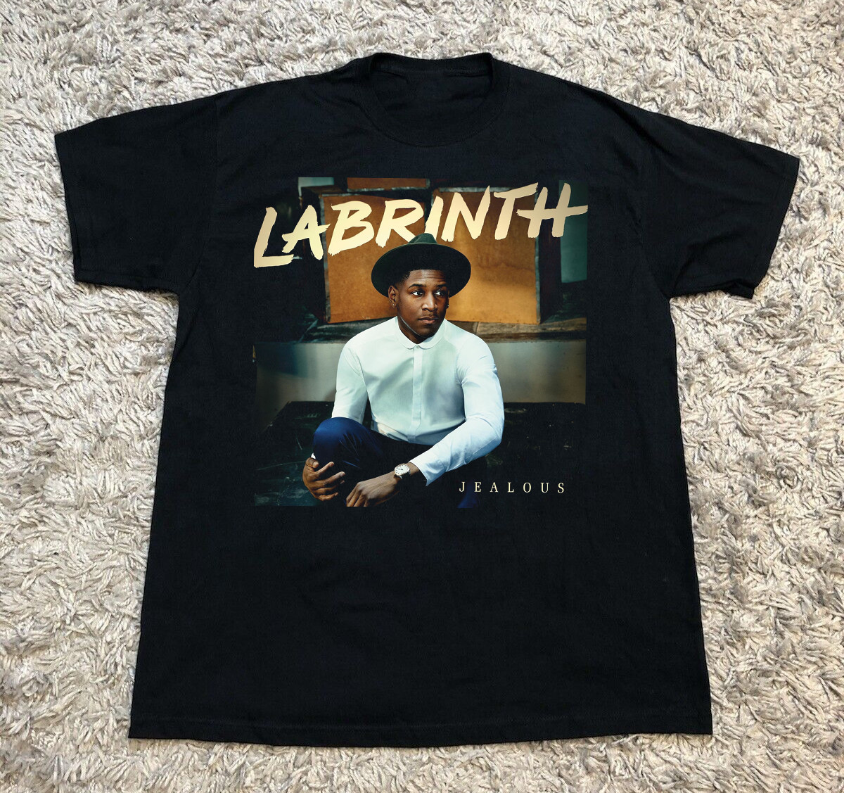 Collection Labrinth Jealous Album T Shirt Black All Size S to 5XL KK604 gallery