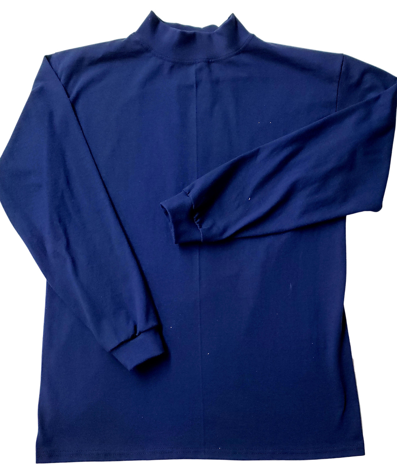 Men's Mock turtleneck Long Slv Heavyweight Ctn Top. Size S to 3XL. Made in USA gallery