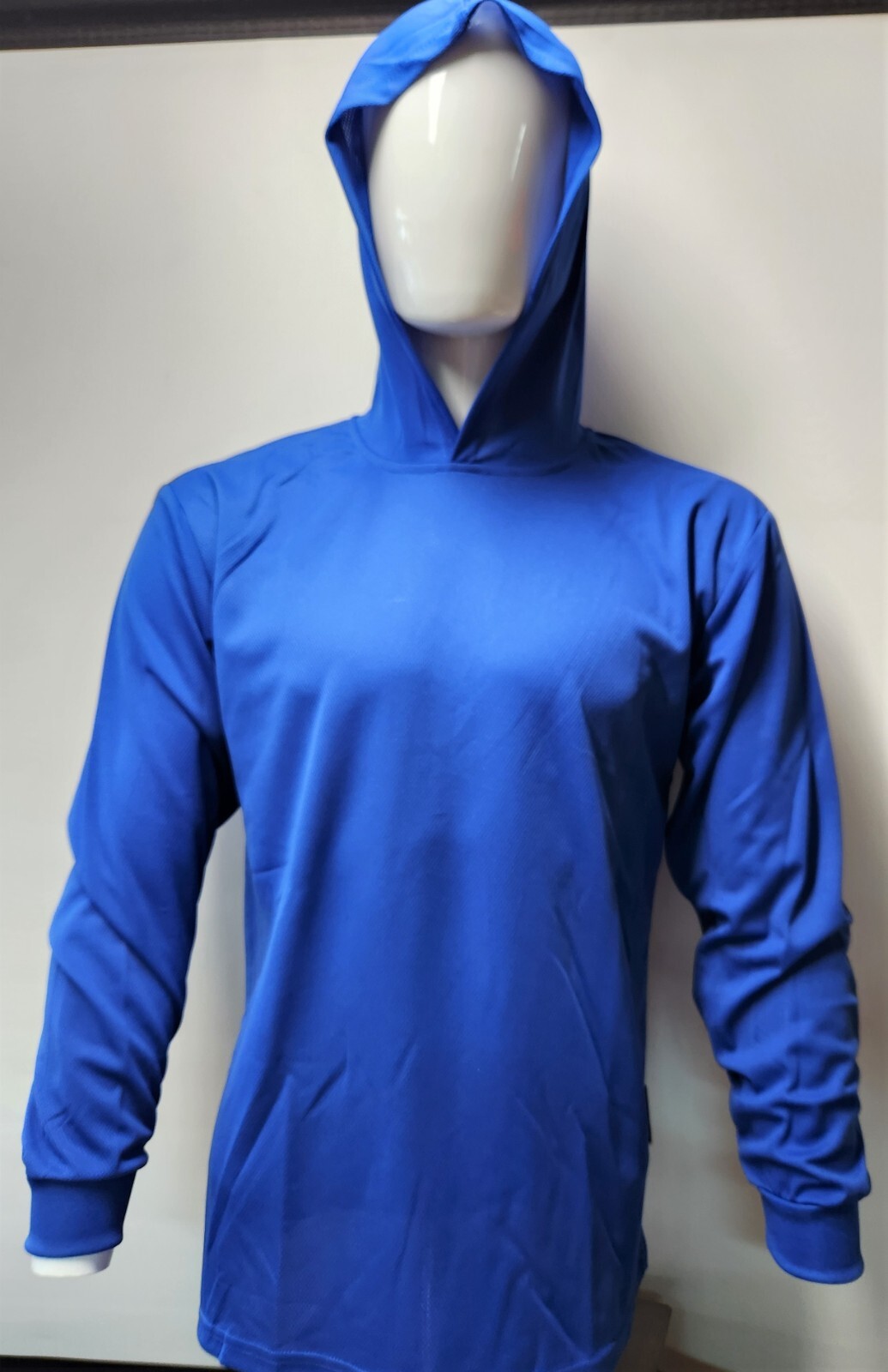 BLACK, Grey, BLUE Long Sleeve Safety Shirt With Hoodie, Polyester Birdeye Mesh gallery