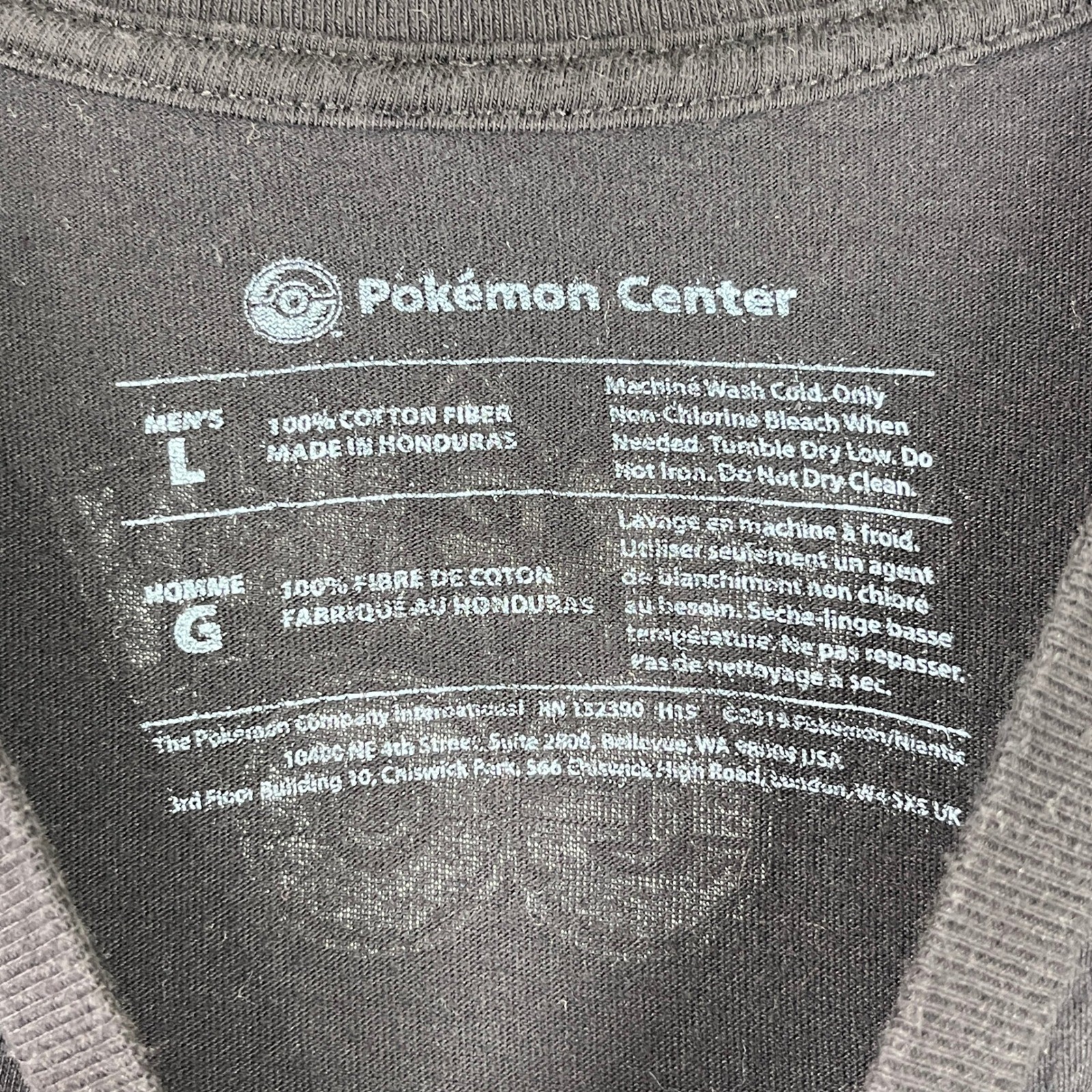 Pokemon Center Pokemon GO Team Mystic Long Sleeve Shirt Articuno Graphic L Mens gallery