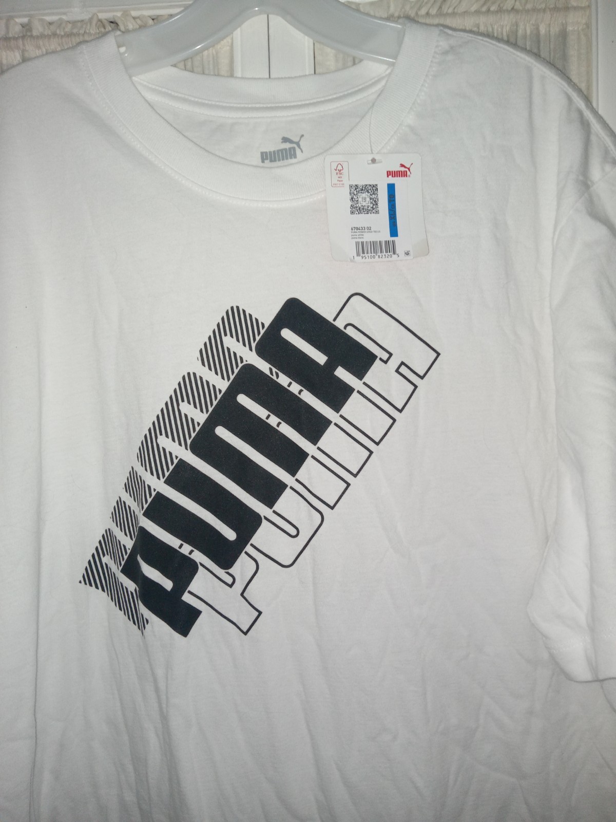 NWT PUMA POWER LOGO TEE XL T Shirt - GORGEOUS gallery