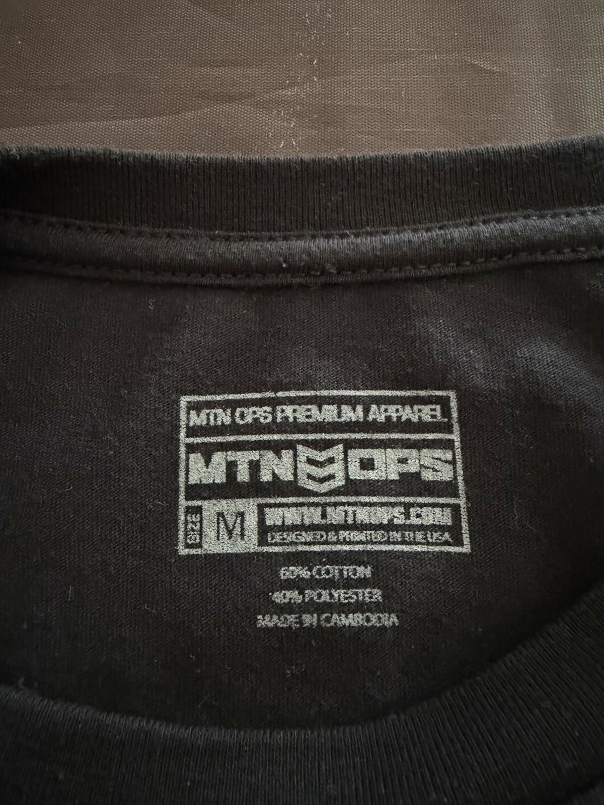 MTN Ops Men’s medium Black Mule Deer Shirt gallery
