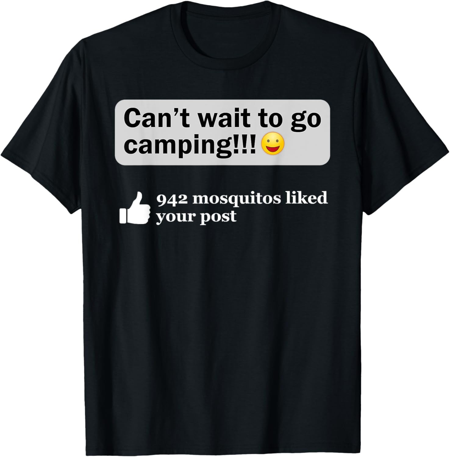 Camping Saying Humor T-Shirt Funny Outdoorsy Joke Camp Gear Gift Tee Size S-4XL
