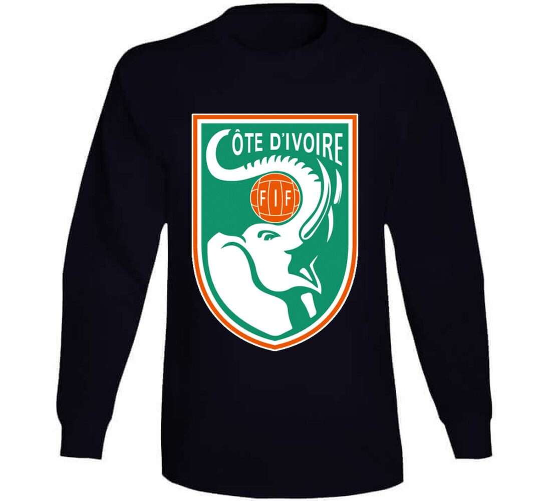 Ivory Coast Cote D'ivoire Soccer Futbol World Cup Logo Crest T Shirt gallery