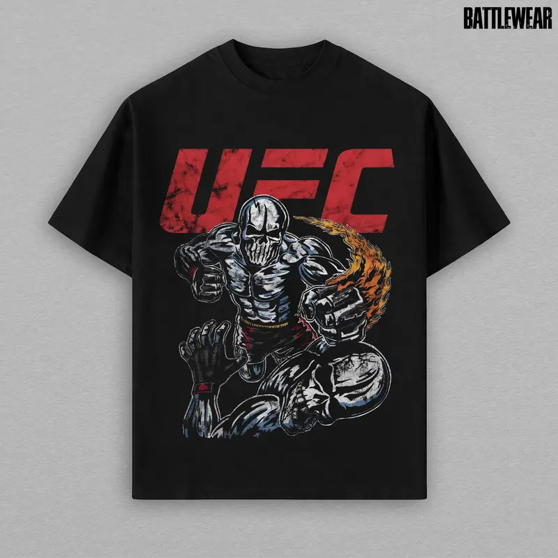 UFC Fighters Collection Tee, MMA Fighter Shirt, UFC Vintage Graphic Tee, UFC Cha