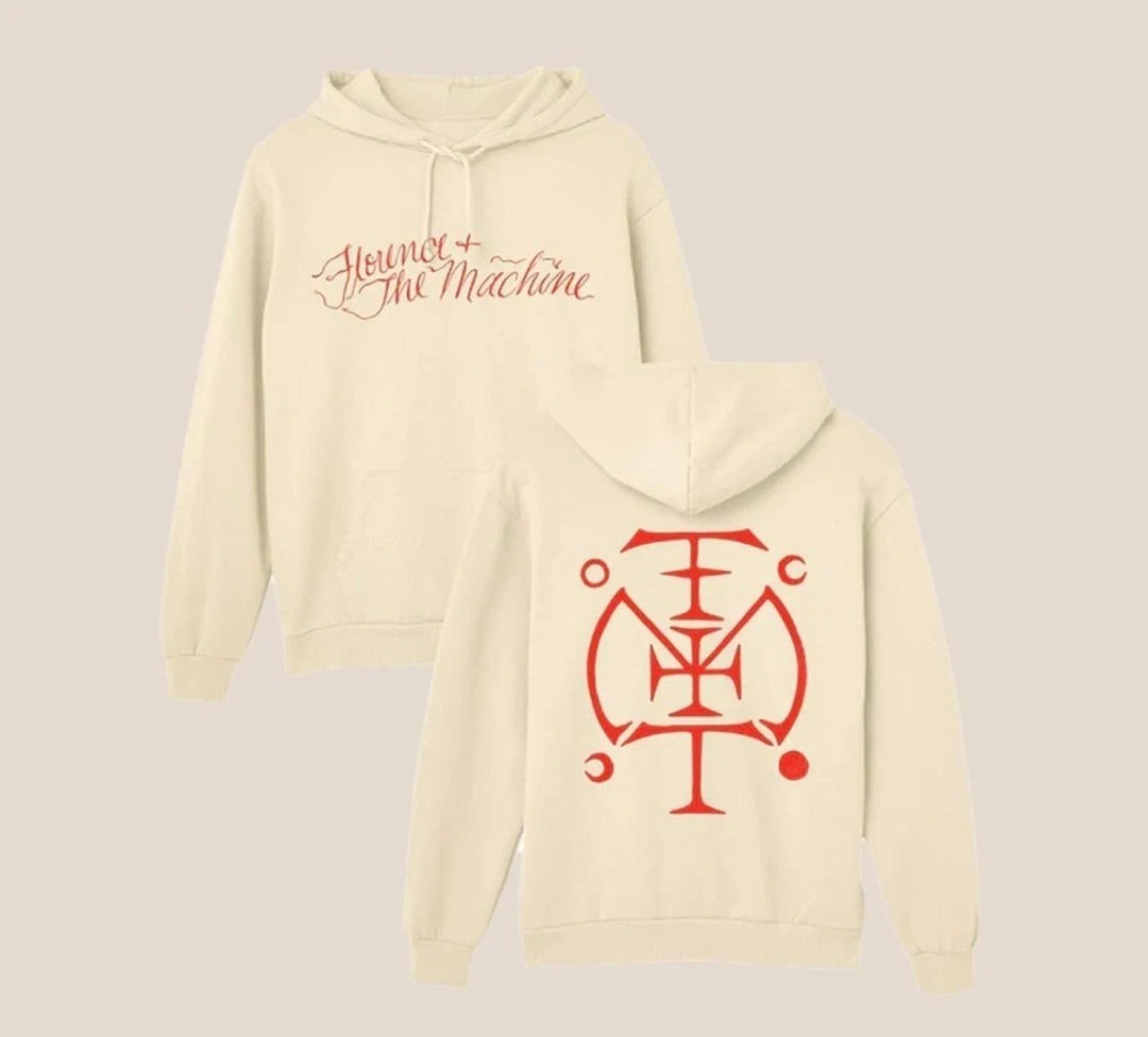 SALE!! Florence + The Machine Tour 2025 Hoodie, Natural Color Reprint gallery