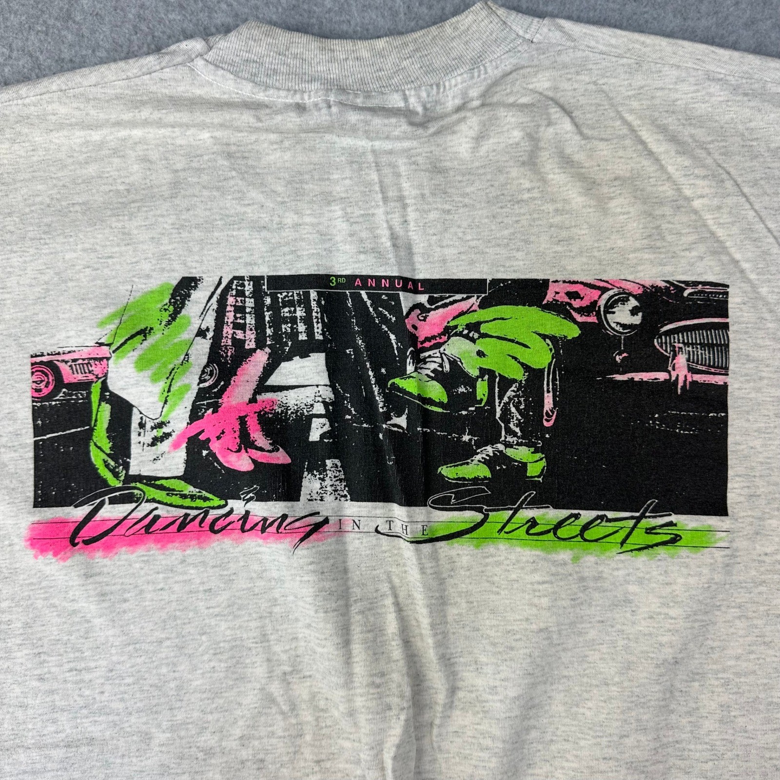 Vintage Best of the Loom 3rd Annual Dancing T Shirt XL 50/50 Cotton Poly Gray