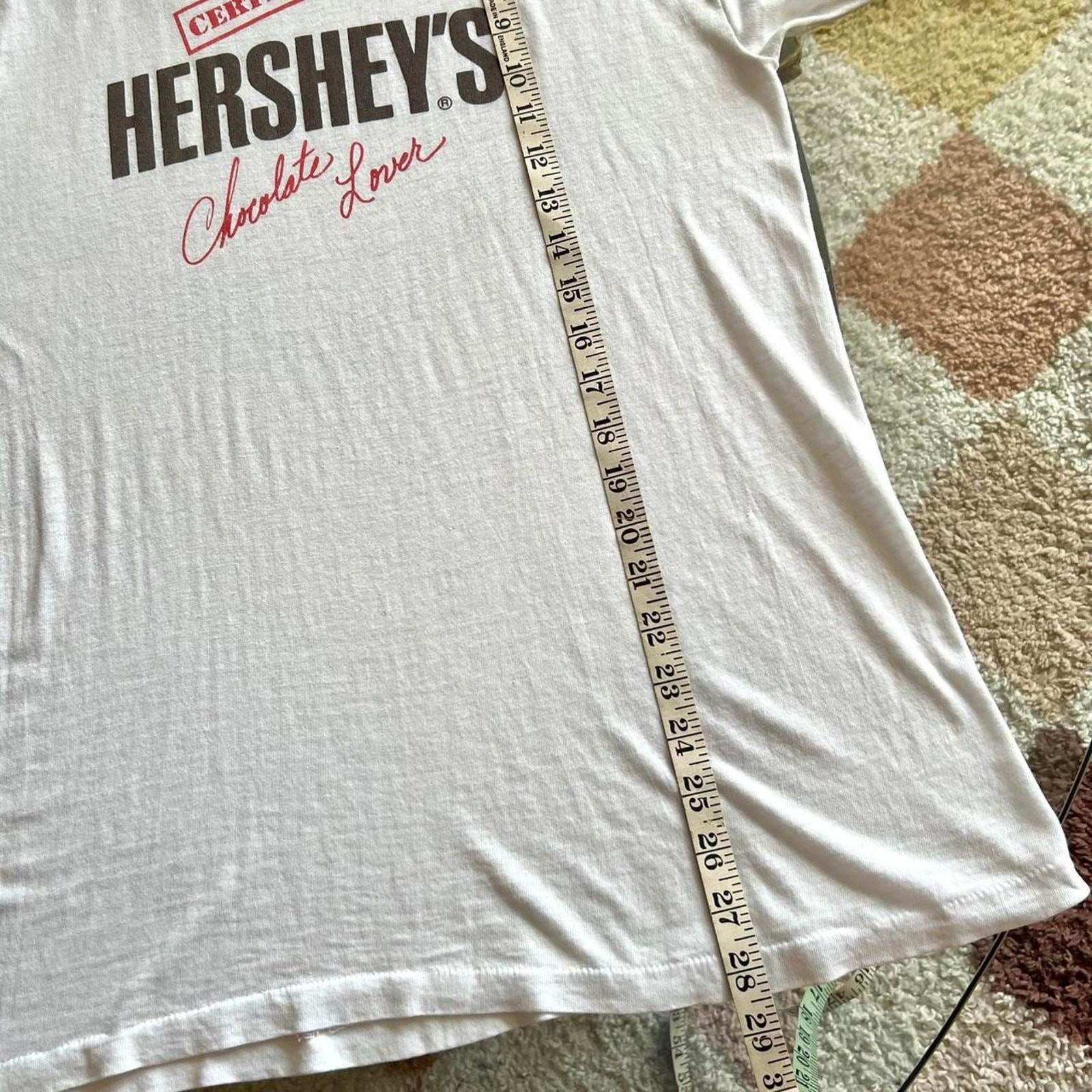 Vintage 1980s Hershey's T-Shirt | Chocolate Lover Threadbare Promo | L gallery
