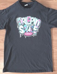 Size Medium Port & Company Core Cotton T Shirt Black Drippin in Sauce! Black