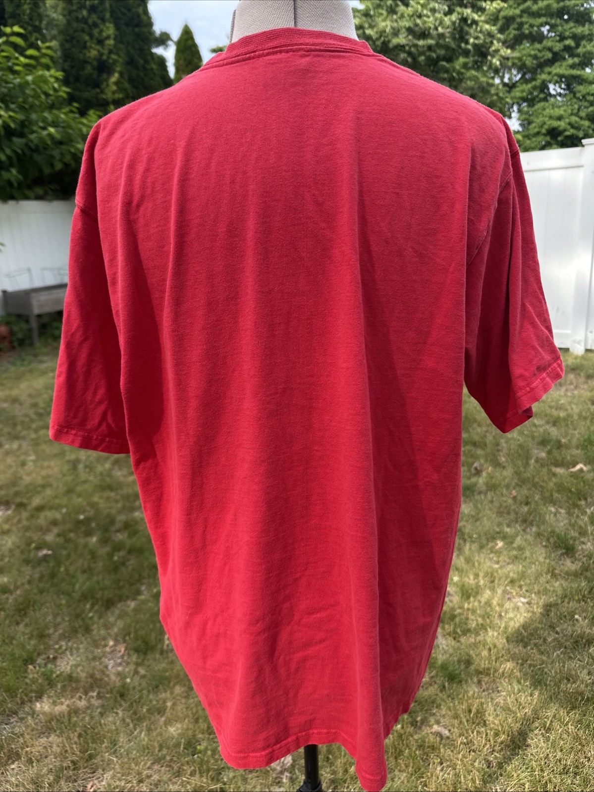 Vtg 90s Scooby Doo Iceberg History T- shirt Red 100% Cotton Made In Italy Large gallery