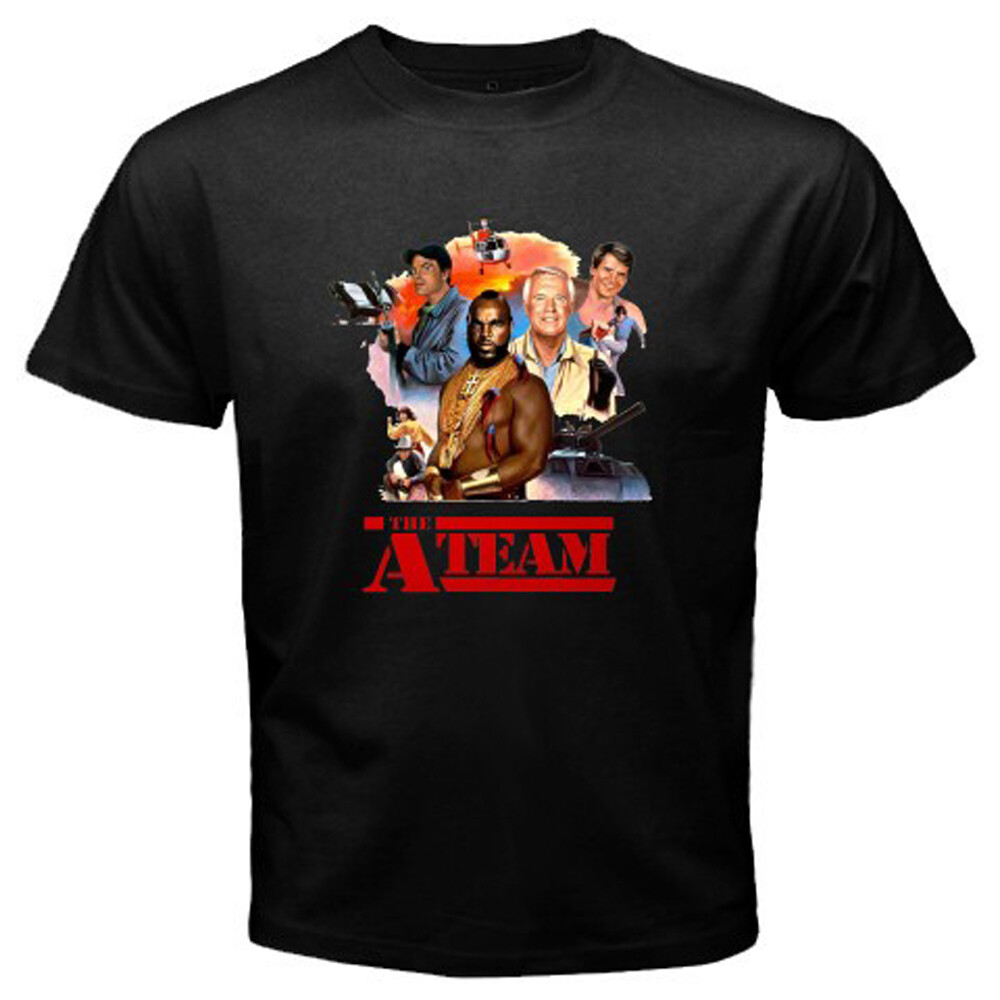The A Team Action TV Series Men’s Black Size S-5XL