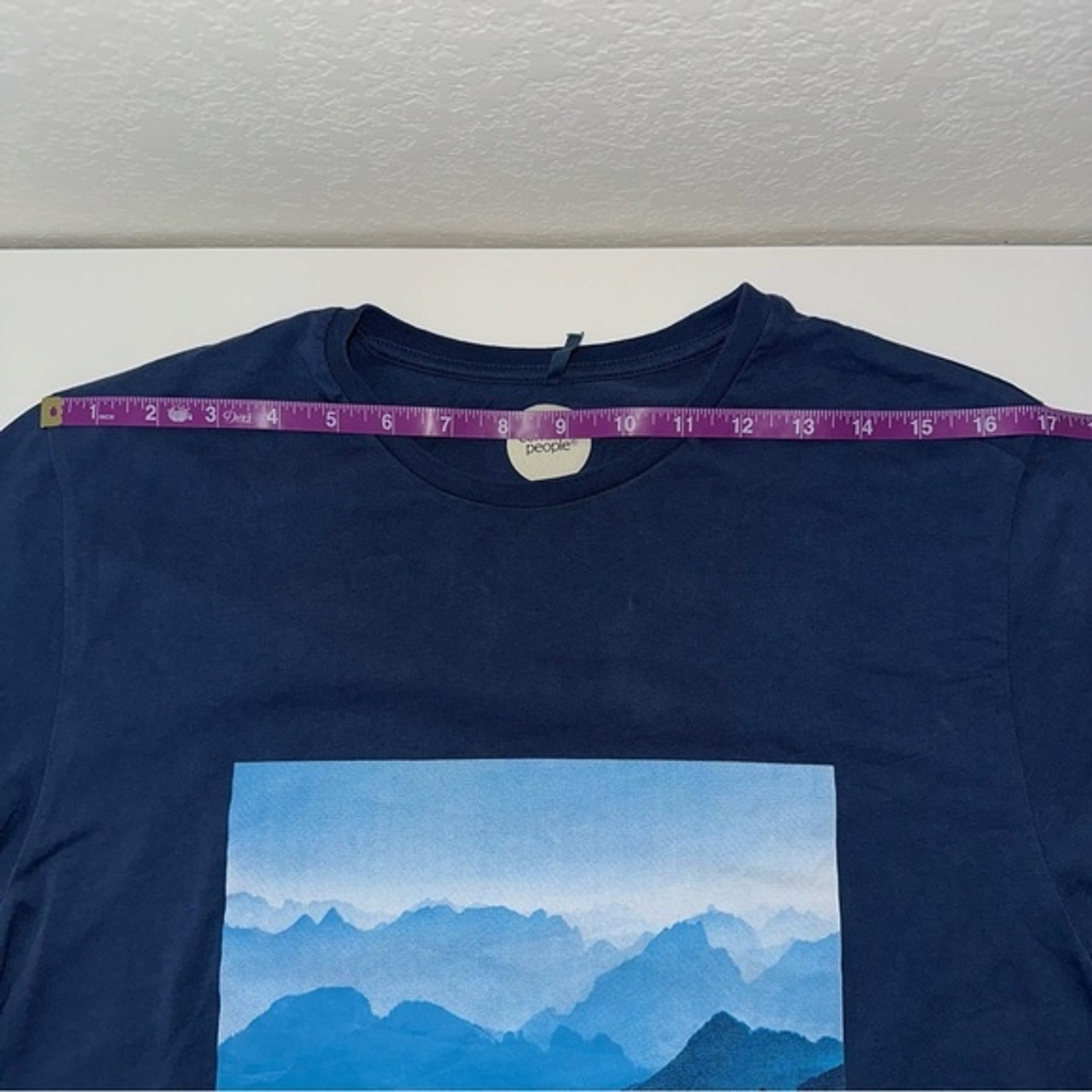 Common People T-Shirt Men's XL Graphic 100% Cotton Regular Fit High Quality Navy gallery
