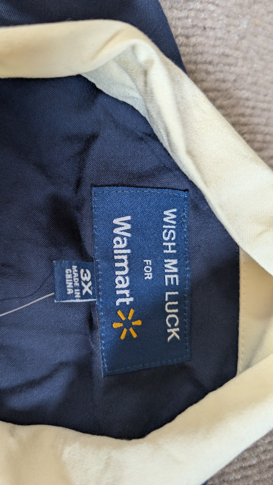 2X Wish Me Luck Winner's Circle Men's & Big 3x Bowling Shirt Size Blue/Brown gallery