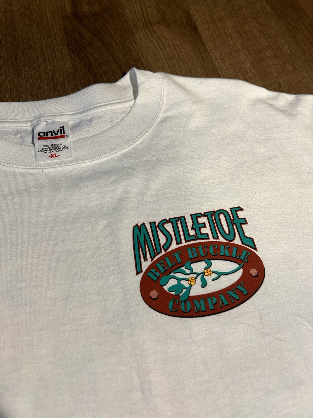 VTG 2005 Mistletoe Buckle Company Racing Comedy Graphic T-Shirt, Men’s XL, NWOT gallery