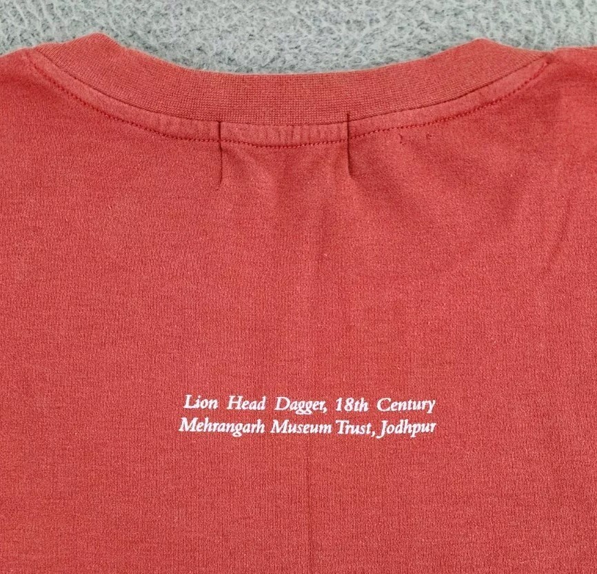 Lion Head Dagger Shirt Mens Large Mehrangarh Museum Shop Jodhpur India Adult A14 gallery