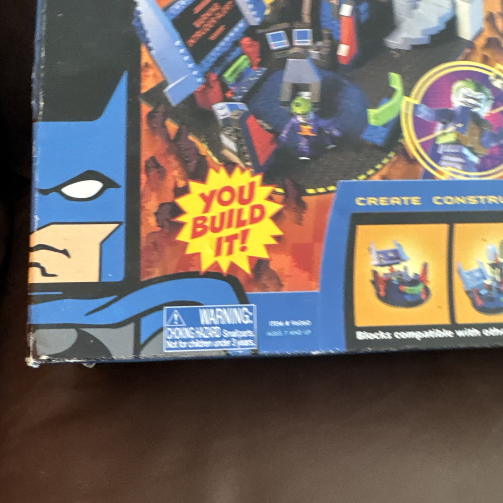 DC C3 Construction Batman Batcave With MInimates  NOS