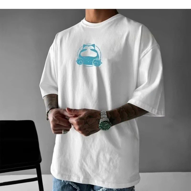 Pokemon Snorlax Swolelax Oversized Jersey T-Shirt Bodybuilder Powerlifting Gym 🔥 gallery