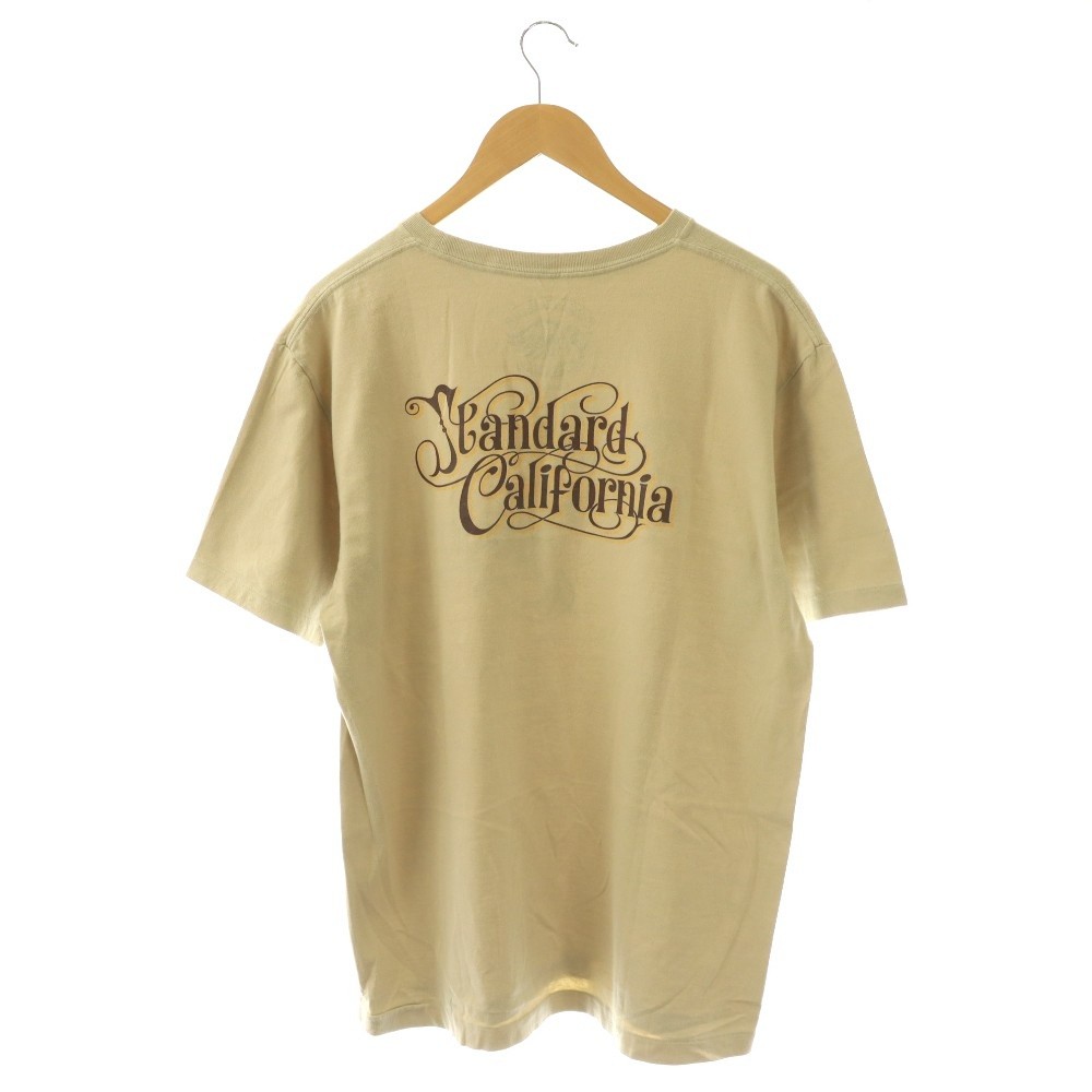 Standard California T-Shirt Cut & Sew Print Beige L Used gallery
