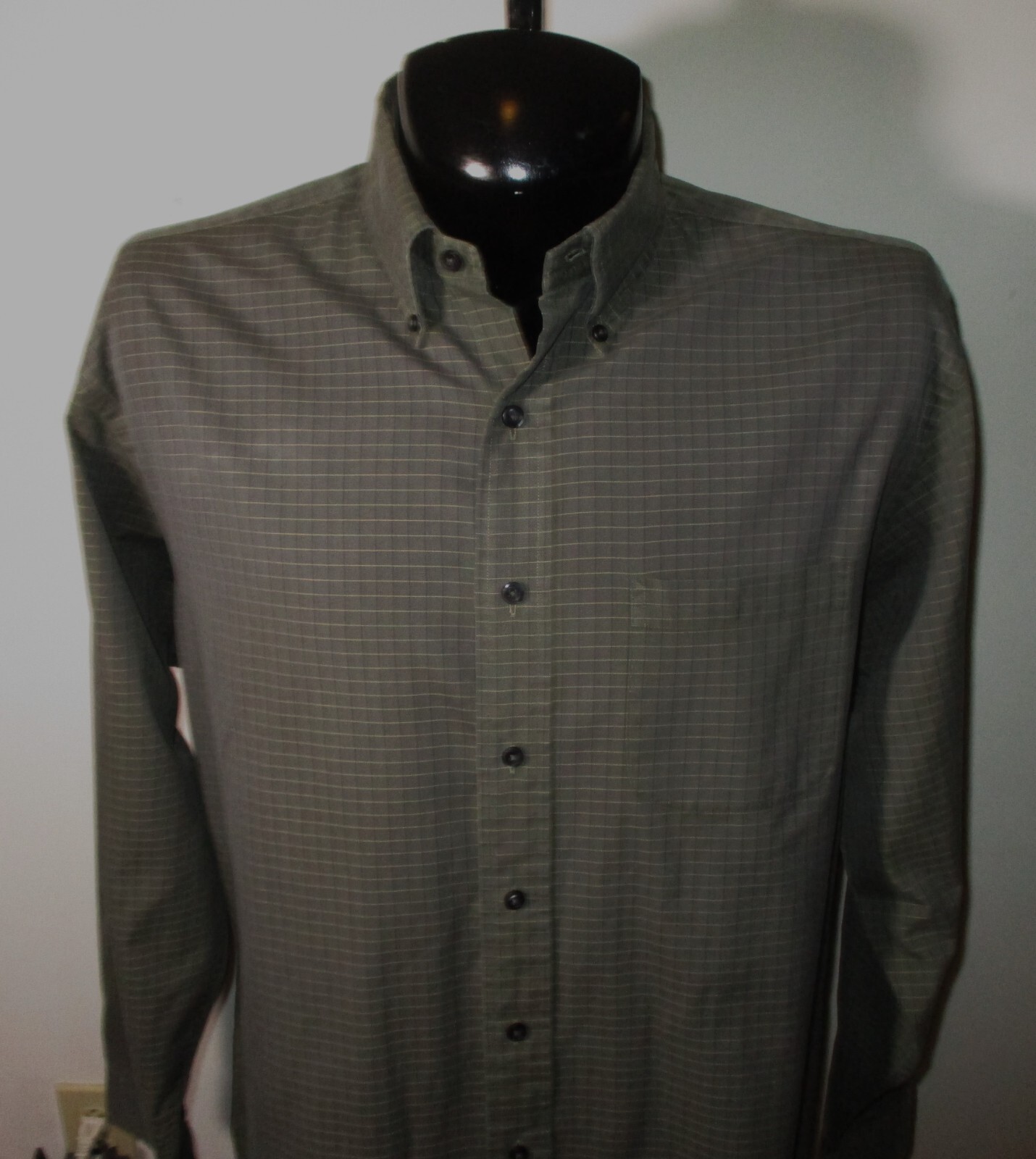 BROOKS BROTHERS Green Long Sleeve "Oxford" Shirt Men's Size L gallery